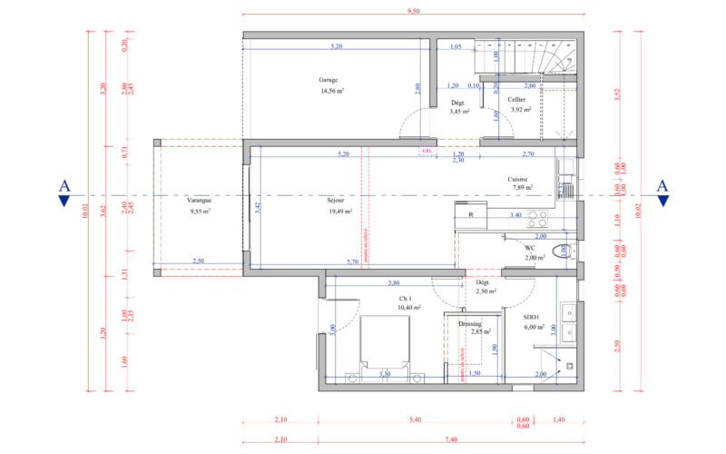 Villa Bengali rez de chaussé