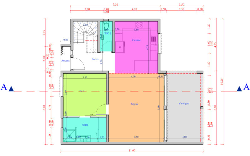 Villa Cirse rez de chaussé