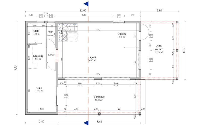 Villa Ma Pensée rez de chausée